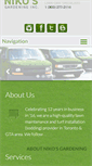 Mobile Screenshot of nikosgardening.ca